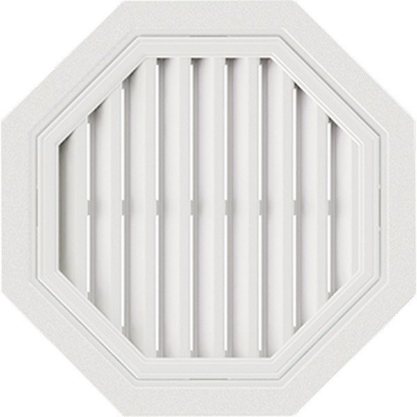 Восьмиугольная фронтонная вентиляционная решётка, Белая купить в Шуе Восьмиугольная фронтонная вентиляционная решётка, Белая купить в Шуе