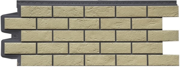 Фасадная панель Grand Line Состаренный кирпич Элит ваниль, ШОВ темно-бежевый купить в Шуе Фасадная панель Grand Line Состаренный кирпич Элит ваниль, ШОВ темно-бежевый купить в Шуе