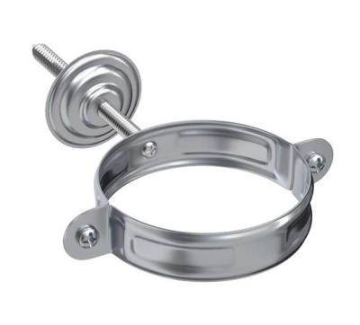 Водосток Aquasistem, Система 150/100 - Хомут для крепления трубы оцинковка