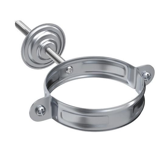 Водосток Aquasistem, Система 150/100 - Хомут для крепления трубы оцинковка купить в Шуе Водосток Aquasistem, Система 150/100 - Хомут для крепления трубы оцинковка купить в Шуе