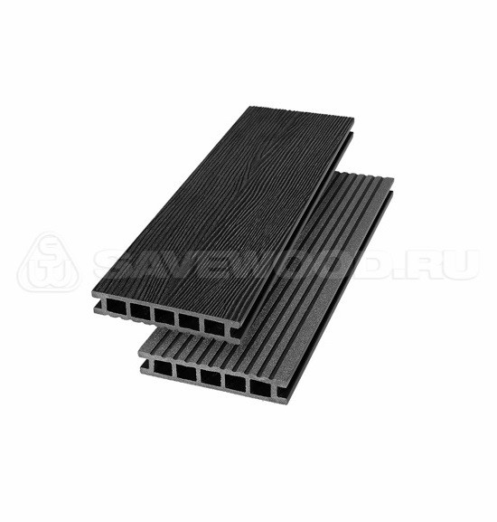 Террасная доска из ДПК SW Ornus радиальный распил черный купить в Шуе Террасная доска из ДПК SW Ornus радиальный распил черный купить в Шуе