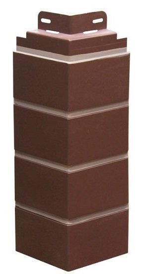 Угол к фасадной панели SteinDorf Кирпич коричневый купить в Шуе Угол к фасадной панели SteinDorf Кирпич коричневый купить в Шуе