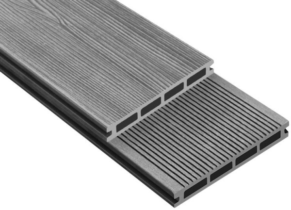 Террасная доска ДПК Outdoor 3D STORM/Вельвет серая микс купить в Шуе