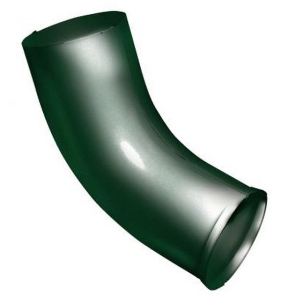 Водосток Grand Line 125x90 – Колено сливное RAL 6005 купить в Шуе