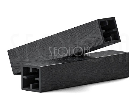 Столб SEQUOIA Evolution 3D WOOD BLACK купить в Шуе