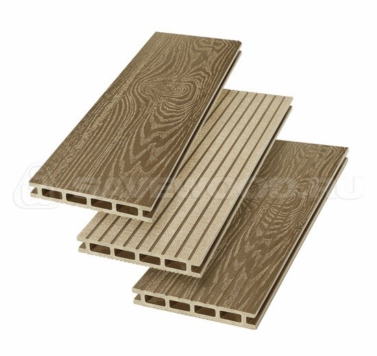 Террасная доска из ДПК SW Carpinus (T) — двухсторонняя тик купить в Шуе Террасная доска из ДПК SW Carpinus (T) — двухсторонняя тик купить в Шуе