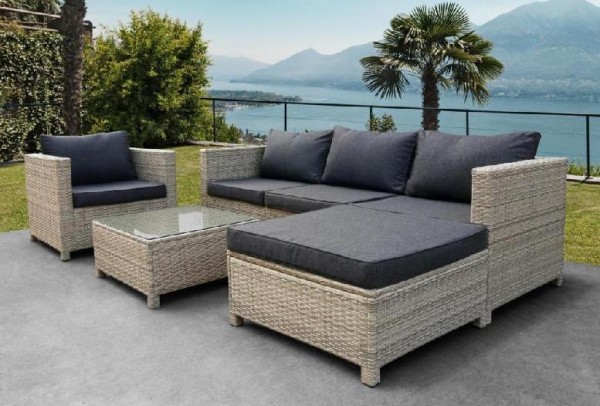 Комплект мебели AFINA плетеной из иск. ротанга YR821G Grey/Grey купить в Шуе Комплект мебели AFINA плетеной из иск. ротанга YR821G Grey/Grey купить в Шуе