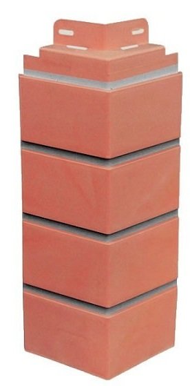Угол к фасадной панели SteinDorf Кирпич красный с прокрашенными швами купить в Шуе Угол к фасадной панели SteinDorf Кирпич красный с прокрашенными швами купить в Шуе