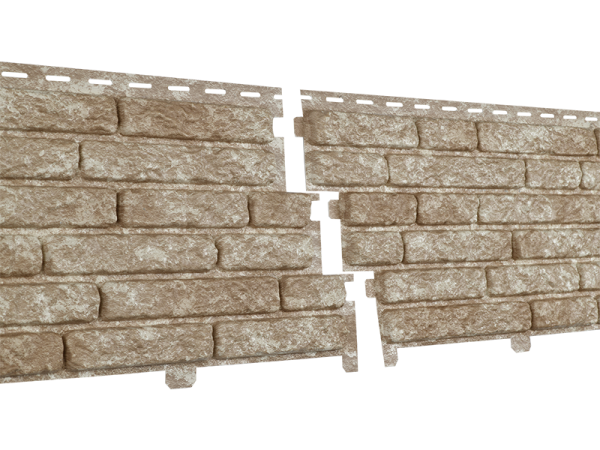 Фасадная панель Ю-пласт Стоун Хаус Кварцит Светло-бежевый купить в Шуе Фасадная панель Ю-пласт Стоун Хаус Кварцит Светло-бежевый купить в Шуе