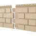 Фасадная панель Ю-пласт Стоун Хаус S-Lock Клинкер песочный купить в Шуе