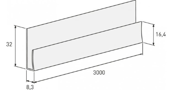 Стартовая планка для отделочных панелей Vox купить в Шуе Стартовая планка для отделочных панелей Vox купить в Шуе