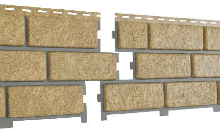 Фасадная панель Ю-Пласт Стоун Хаус Кирпич с декорированным швом Песочный купить в Шуе Фасадная панель Ю-Пласт Стоун Хаус Кирпич с декорированным швом Песочный купить в Шуе