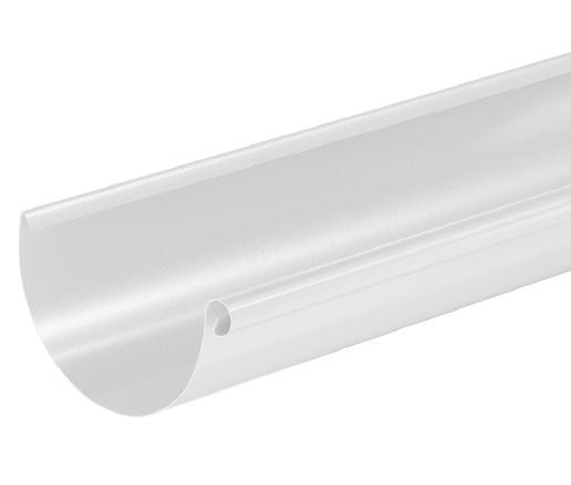 Водосток Aquasistem, система 125x90 - Водосточный желоб 3.00м RAL 9003 Белый купить в Шуе Водосток Aquasistem, система 125x90 - Водосточный желоб 3.00м RAL 9003 Белый купить в Шуе