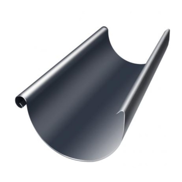 Водосток Grand Line 150x100 – Полукруглый желоб 3 метра RAL 7024 купить в Шуе