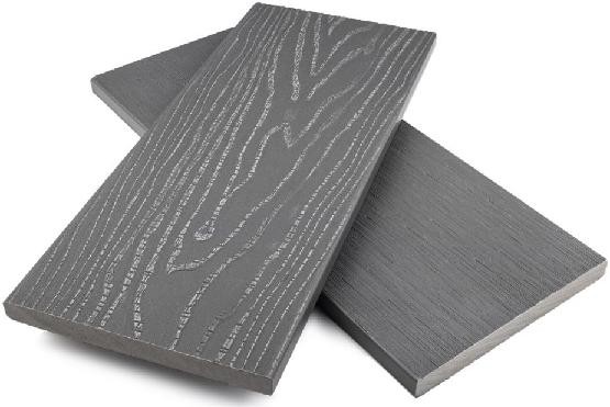 Заборная доска ДПК полнотелая NanoWood Серый купить в Шуе