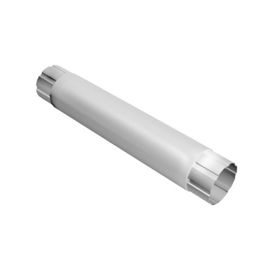 Водосток Grand Line 150x100 – Труба водосточная 1м RAL 9003