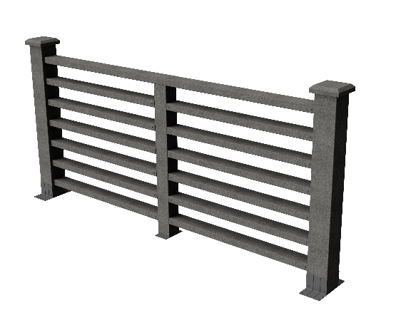 Ограждения декоративное ДПК GRINDERDECO Марсело серый базальт купить в Шуе Ограждения декоративное ДПК GRINDERDECO Марсело серый базальт купить в Шуе