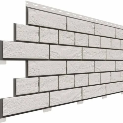 Фасадная панель Доломит Кирпич Славянка Белый купить в Шуе Фасадная панель Доломит Кирпич Славянка Белый купить в Шуе