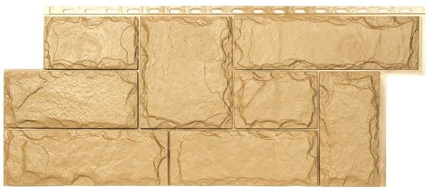 Фасадная панель T-Сайдинг-МАРСЕЛЬ ЭКО-1 Амбер купить в Шуе