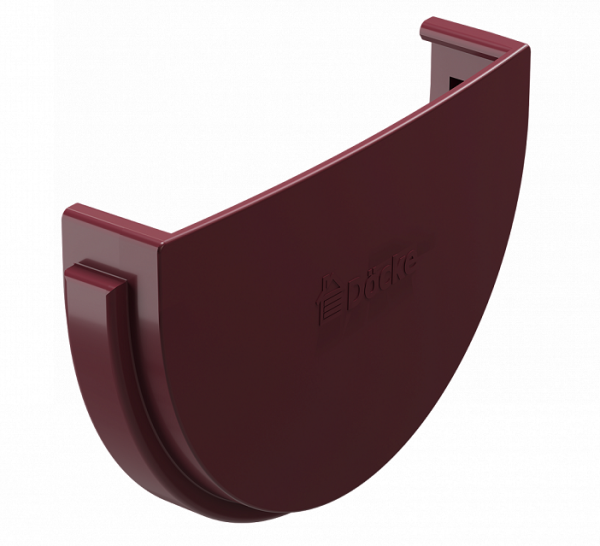 Заглушка желоба ПВХ Docke STANDART красный купить в Шуе Заглушка желоба ПВХ Docke STANDART красный купить в Шуе