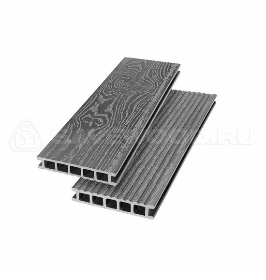 Террасная доска из ДПК SW Ornus тангенциальный распил пепельный купить в Шуе Террасная доска из ДПК SW Ornus тангенциальный распил пепельный купить в Шуе