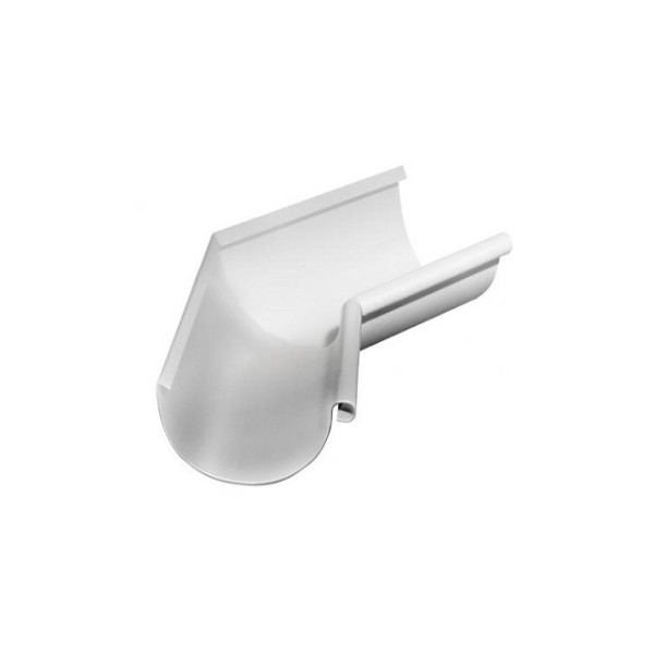 Водосток Grand Line 150x100 – Угол внутренний 135° RAL 9003 купить в Шуе