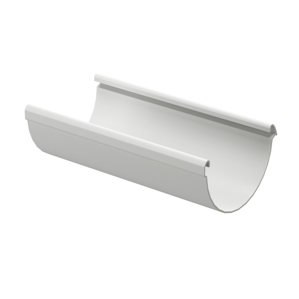 Желоб Docke Lux ПВХ Пломбир купить в Шуе Желоб Docke Lux ПВХ Пломбир купить в Шуе