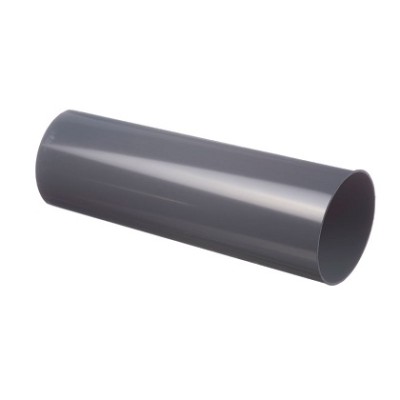 Труба водосточная 1 м. Docke Lux ПВХ - Графит