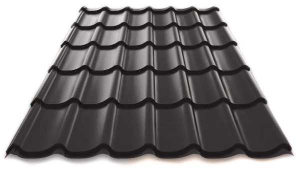 Металлочерепица Металл Профиль Norman полиэстер 0,5 сталь RAL 7024 серый купить в Шуе Металлочерепица Металл Профиль Norman полиэстер 0,5 сталь RAL 7024 серый купить в Шуе