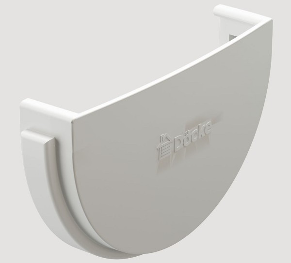 Заглушка желоба ПВХ Docke STANDART пломбир купить в Шуе Заглушка желоба ПВХ Docke STANDART пломбир купить в Шуе