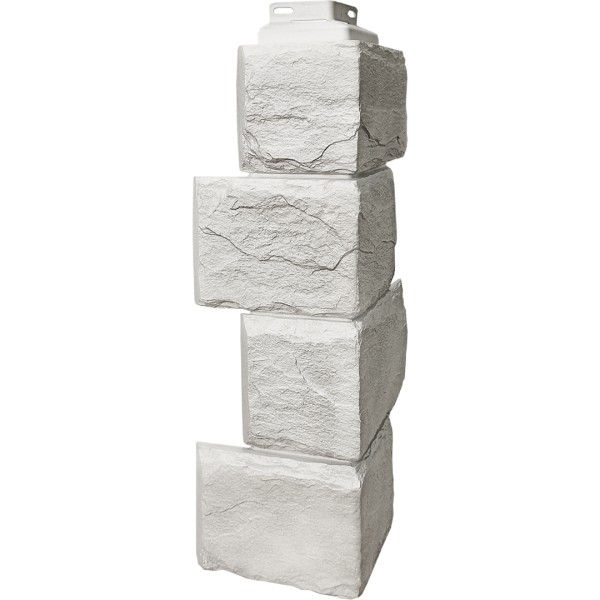 Цокольный сайдинг FineBer – Серия “Камень природный”, Угол наружный Жемчужный купить в Шуе Цокольный сайдинг FineBer – Серия “Камень природный”, Угол наружный Жемчужный купить в Шуе