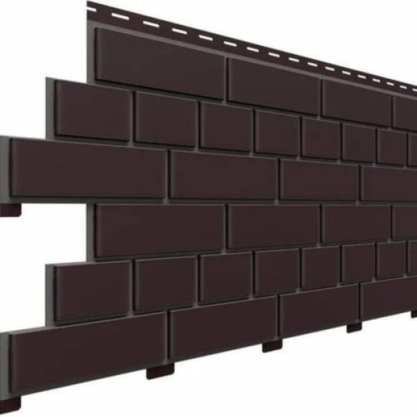 Фасадная панель Доломит Кирпич, Коричневый купить в Шуе