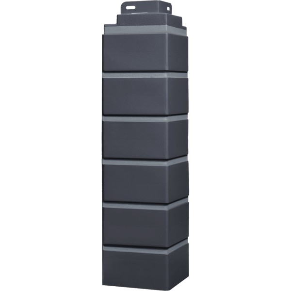 Угол Фасайдинг Серия «Кирпич клинкерный» Графит купить в Шуе Угол Фасайдинг Серия «Кирпич клинкерный» Графит купить в Шуе