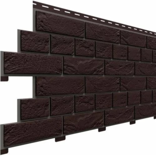 Фасадная панель Доломит Кирпич Славянка Коричневый  купить в Шуе Фасадная панель Доломит Кирпич Славянка Коричневый  купить в Шуе