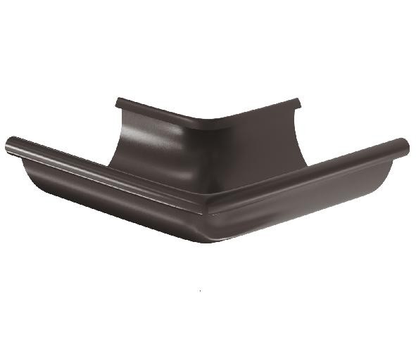 Водосток Aquasistem, система 150/100 - Угол желоба, наружный 90° RR 32 Тёмно-Коричневый купить в Шуе Водосток Aquasistem, система 150/100 - Угол желоба, наружный 90° RR 32 Тёмно-Коричневый купить в Шуе