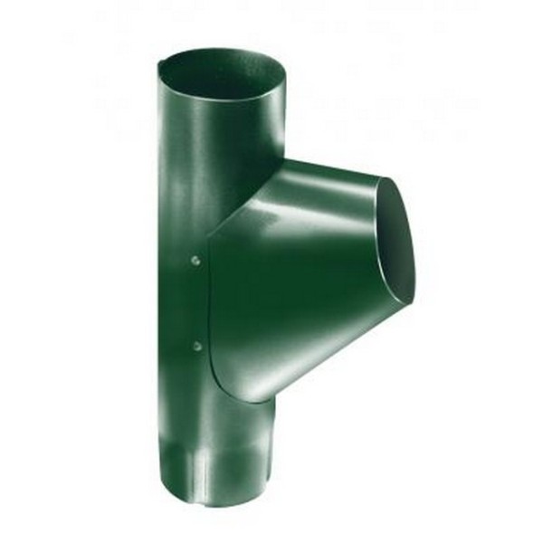 Водосток Grand Line 125x90 – Тройник RAL 6005 купить в Шуе