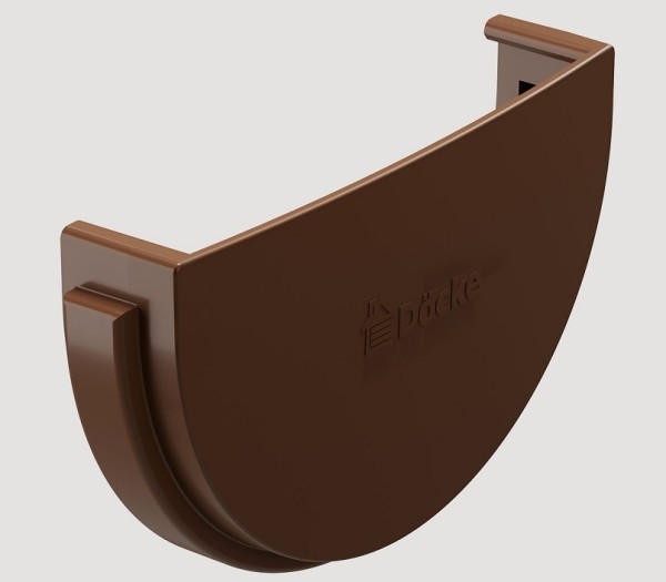 Заглушка желоба ПВХ Docke STANDART Светло-коричневый купить в Шуе Заглушка желоба ПВХ Docke STANDART Светло-коричневый купить в Шуе