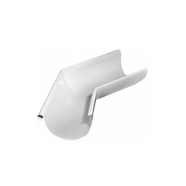 Водосток Grand Line 150x100 – Угол наружный 135° RAL 9003 купить в Шуе