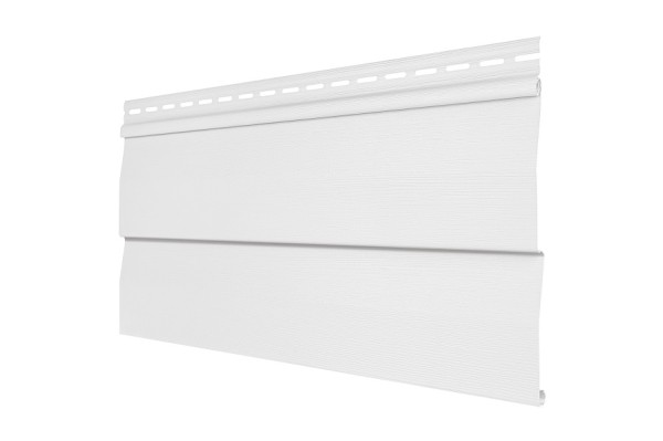 Виниловый сайдинг Tecos - корабельный брус, белый купить в Шуе Виниловый сайдинг Tecos - корабельный брус, белый купить в Шуе