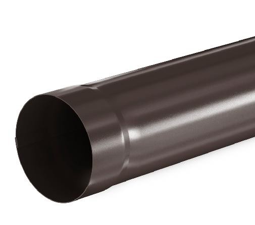 Водосток Aquasistem, система 125x90 - Труба водосточная 3.00м RR 32 Тёмно Коричневый купить в Шуе