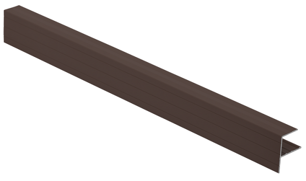 F-профиль Grinder закрывающий коричневый купить в Шуе F-профиль Grinder закрывающий коричневый купить в Шуе