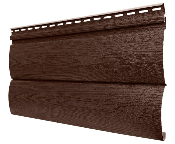 Виниловый сайдинг tecos, серия lux - оцилиндрованный брус двойной, - итальяский орех купить в Шуе Виниловый сайдинг tecos, серия lux - оцилиндрованный брус двойной, - итальяский орех купить в Шуе