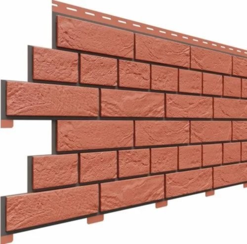 Фасадная панель Доломит Кирпич Славянка Красный купить в Шуе