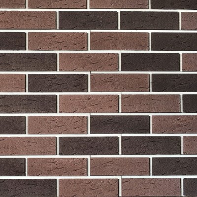 Фасадная плитка Кирисс Фасад Клинкерный кирпич 3х цветный №38