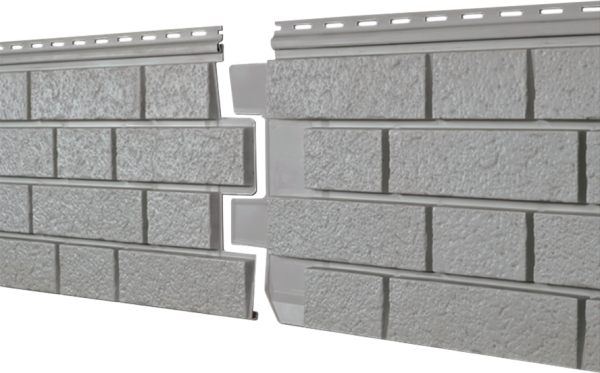 Фасадная панель Ю-пласт Стоун Хаус S-Lock Клинкер Нордик дым купить в Шуе