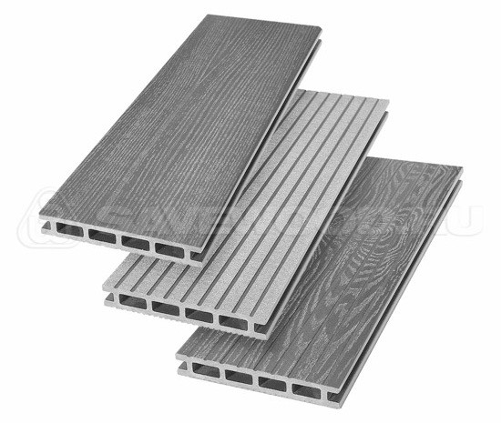 Террасная доска из ДПК SW Carpinus (R) — двухсторонняя пепельный купить в Шуе Террасная доска из ДПК SW Carpinus (R) — двухсторонняя пепельный купить в Шуе