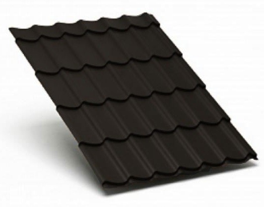 Металлочерепица Металл Профиль матовый полиэстр Valori 0,5 сталь RR 32 темно-коричневый купить в Шуе Металлочерепица Металл Профиль матовый полиэстр Valori 0,5 сталь RR 32 темно-коричневый купить в Шуе