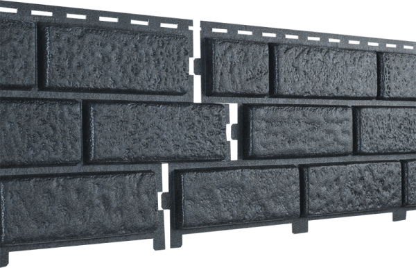 Фасадная панель Ю-Пласт Стоун Хаус Кирпич Графитовый купить в Шуе