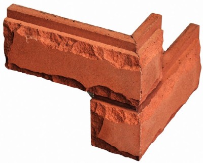 Угловой элемент Кирисс Фасад Колотый кирпич