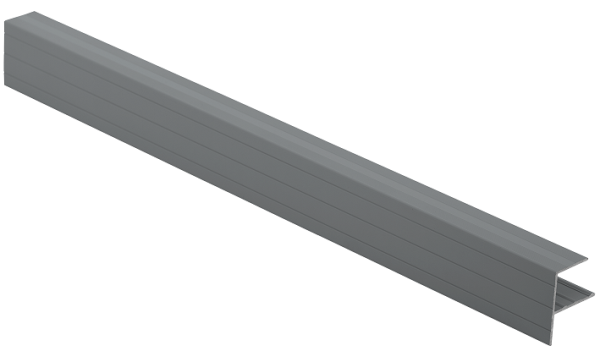 F-профиль Grinder закрывающий серый купить в Шуе